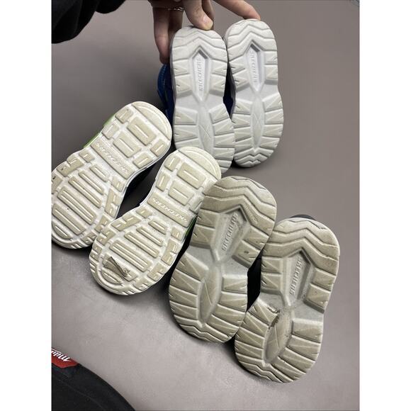 Sketchers S Lights Boots Roomy Fit Toddler Size 9 Lot Of 3 Pairs Of Shoes - Picture 16 of 16